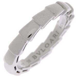 Bvlgari 2025 Serpenti Viper #56 Women's and Men's Ring 349676 750 White Gold